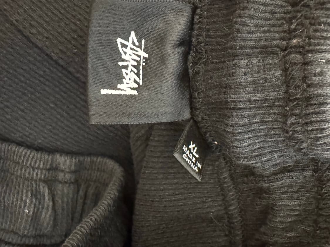 스투시 더블 레이어 저지 쇼츠 반바지 블랙 XL 상품이미지4