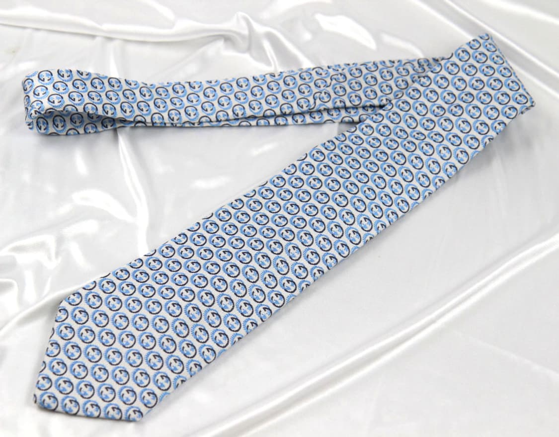 구찌 8.7cm A+등급 GG로고 남자 명품 넥타이 상품이미지3