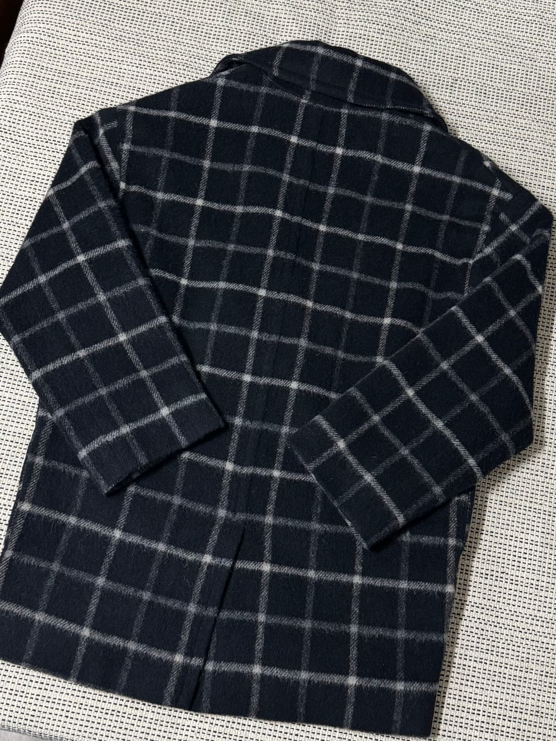 아떼 바네사 브루노 체크 더블코트 상품이미지4