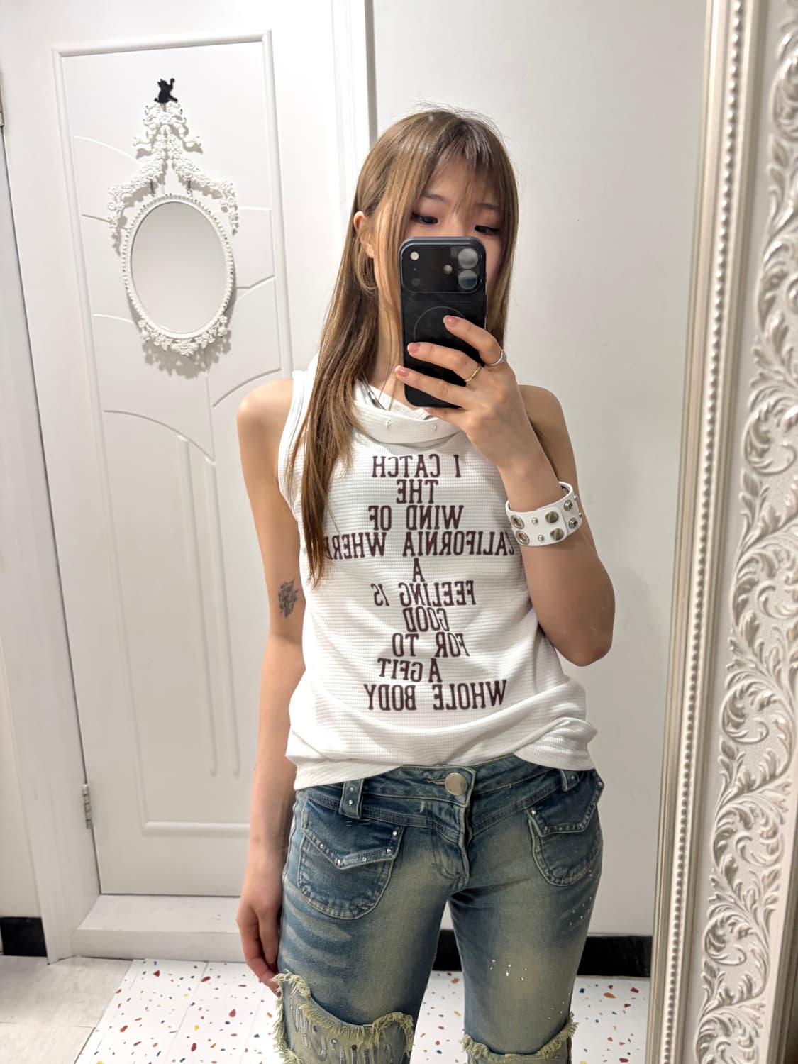 draped tank top  상품이미지4