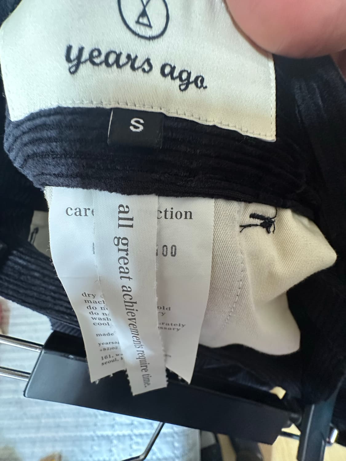 이얼즈어고 썸머 코듀로이 버뮤다 다크네이비 상품이미지3