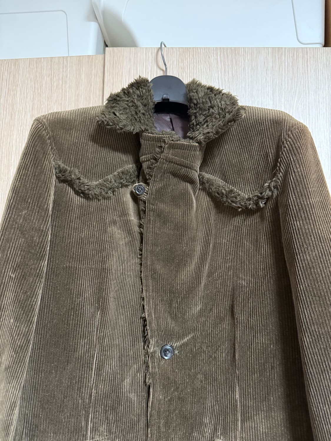 빈티지 올리브 코듀로이 자켓 상품이미지2