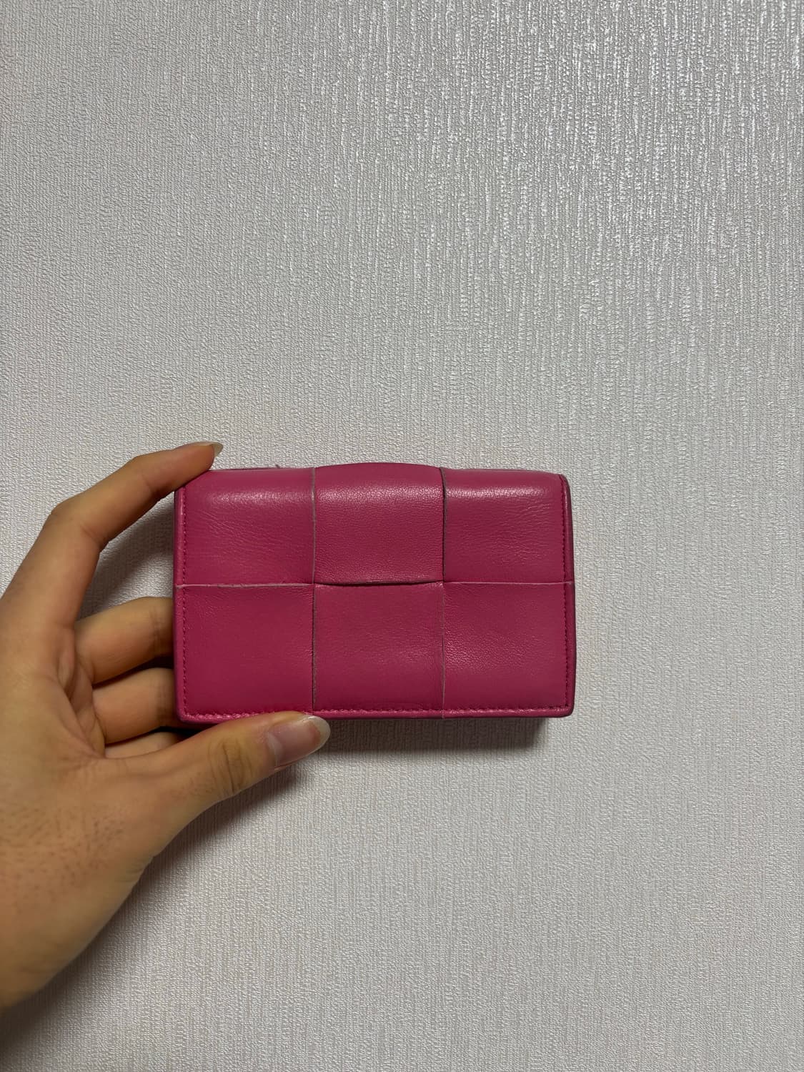 보테가 명합지갑 핑크 상품이미지5