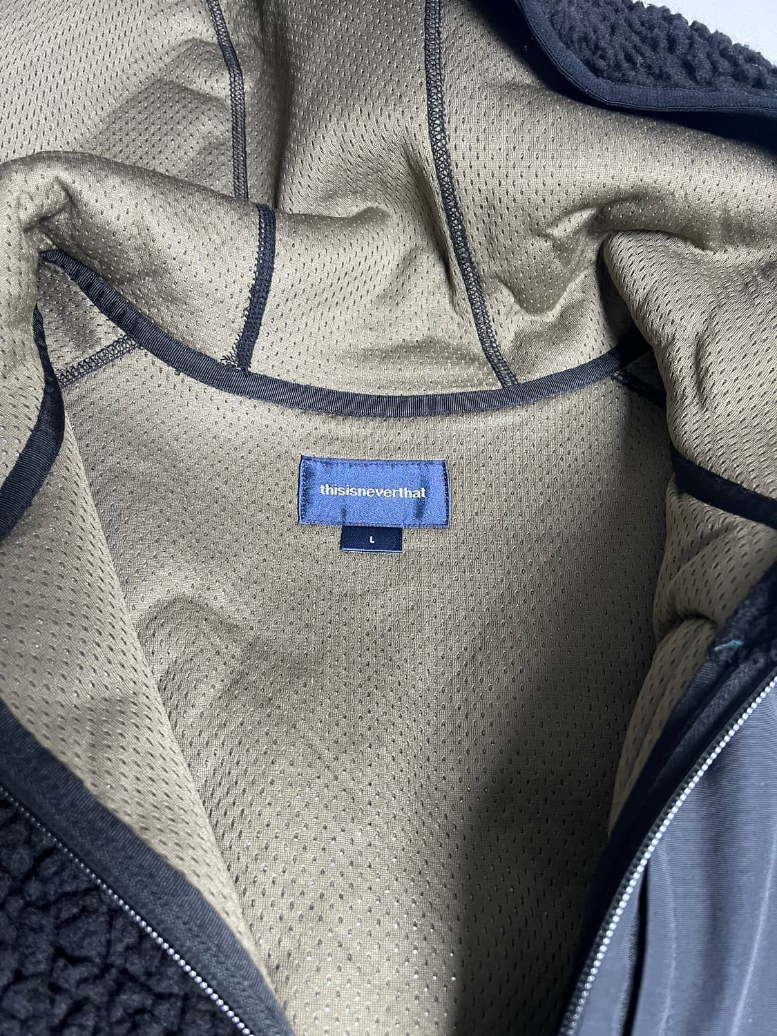 디스이즈네버댓 보아 후드 플리스 집업 L  상품이미지3
