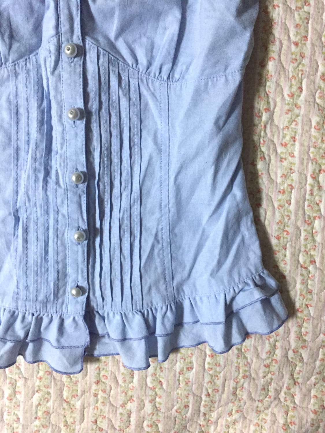 Vintage faerie frill blouse 상품이미지3