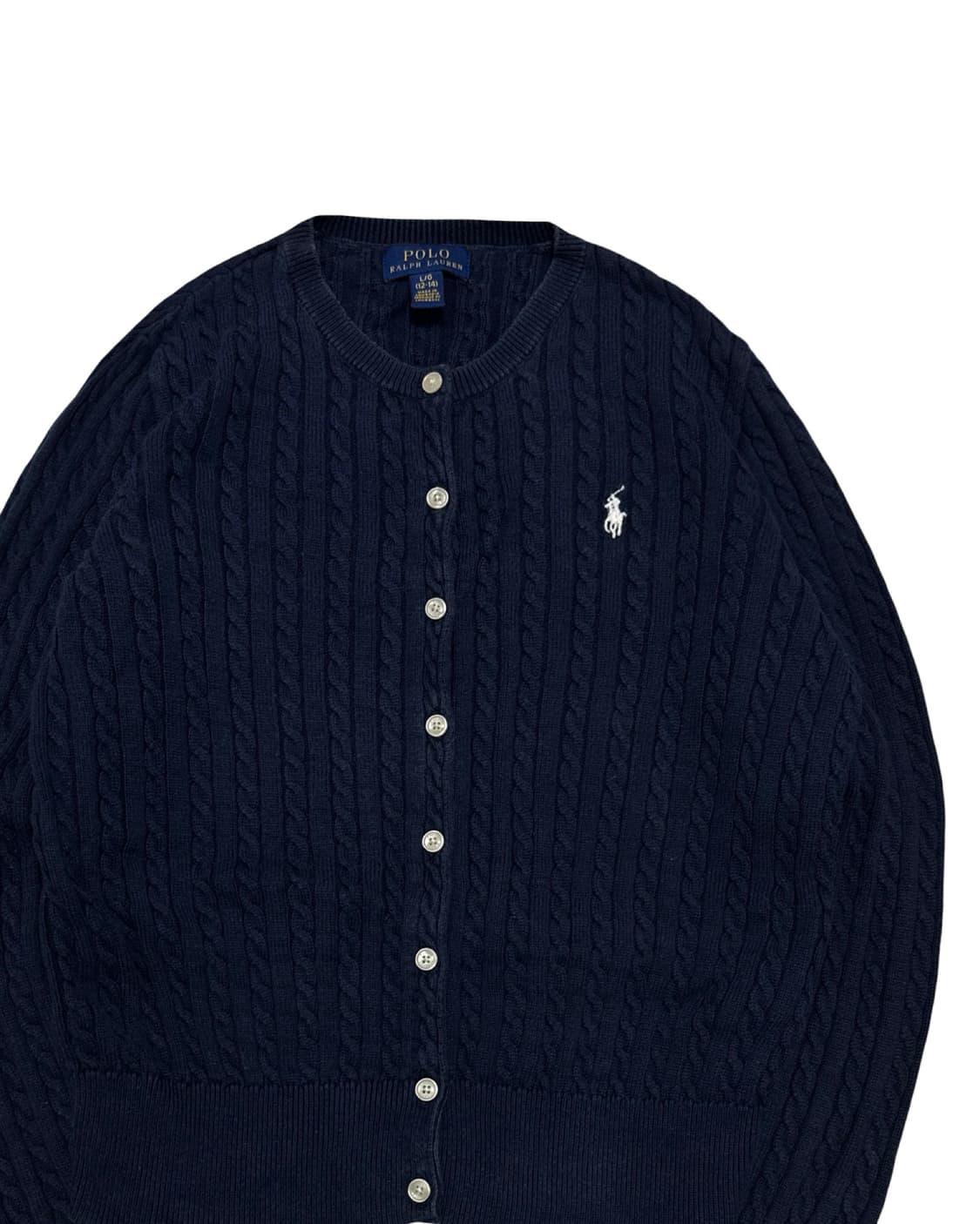 폴로 랄프로렌 꽈배기 네이비 가디건 상품이미지2