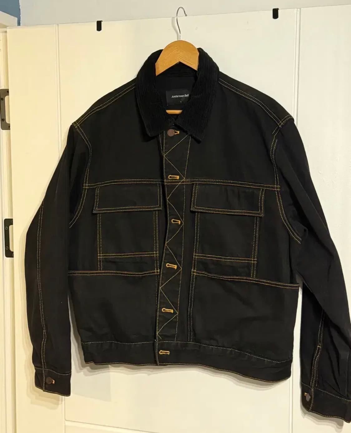 앤더슨벨 안톤 코듀로이 칼라 자켓 L(실측 XL) 상품이미지2