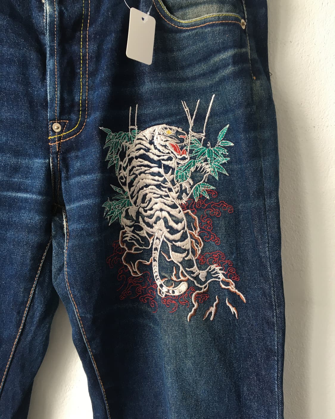 Oriental needle work denim pants 상품이미지5