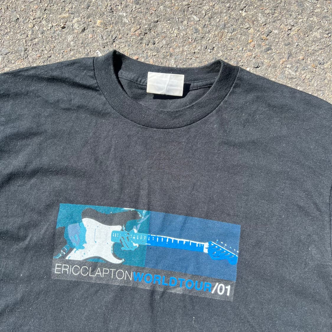 2001 에릭 클랩튼 렙타일 재팬 투어 티셔츠 상품이미지2