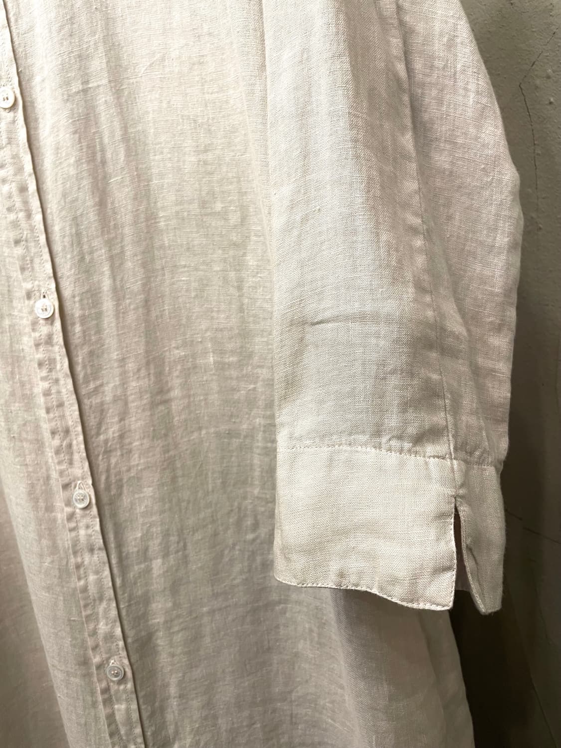 Fedeli 페델리 린넨 100% 셔츠 원피스 가디건 66~77 상품이미지6