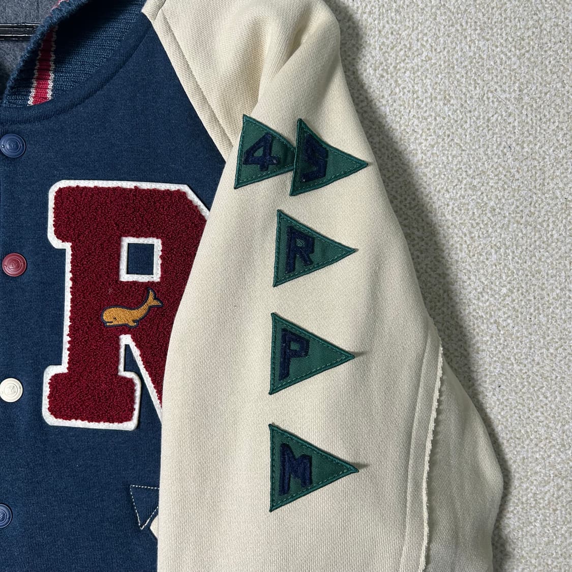  (M) 45RPM 45주년기념 한정판 스타디움 바시티 자켓 상품이미지4