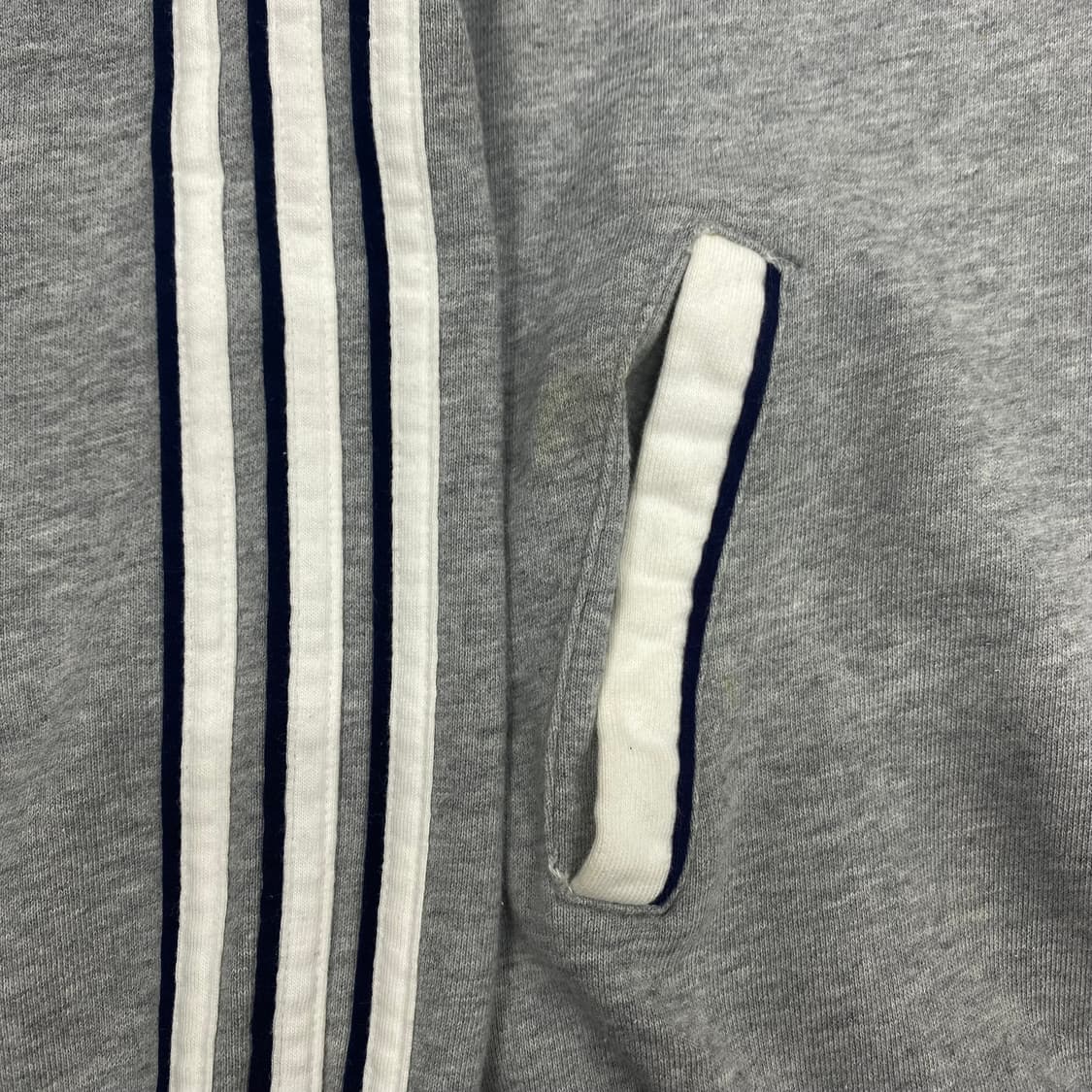 아디다스 빅로고 반집업 후드티 80 실측 L  상품이미지6