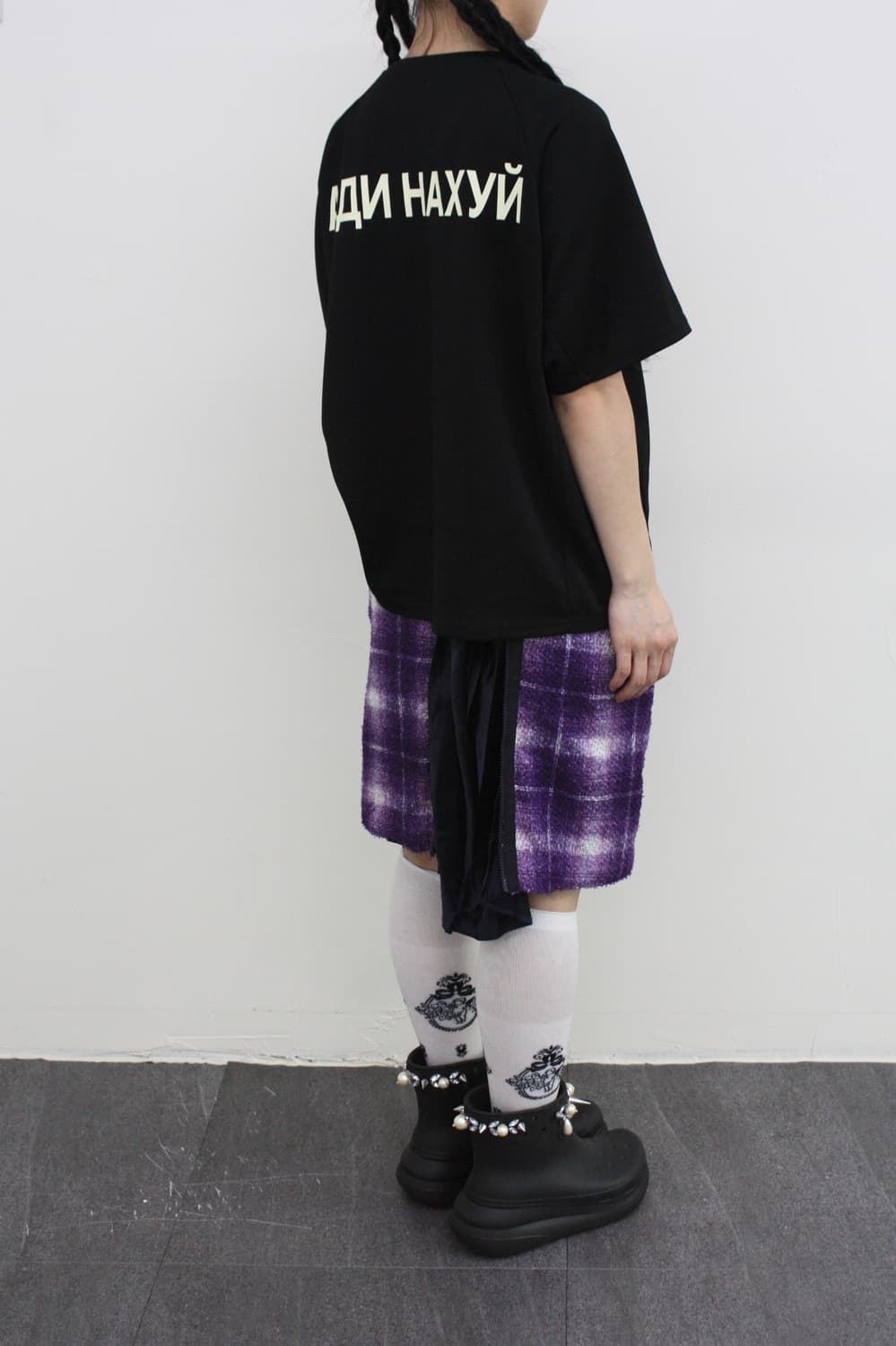 sacai back zipper skirt 상품이미지1