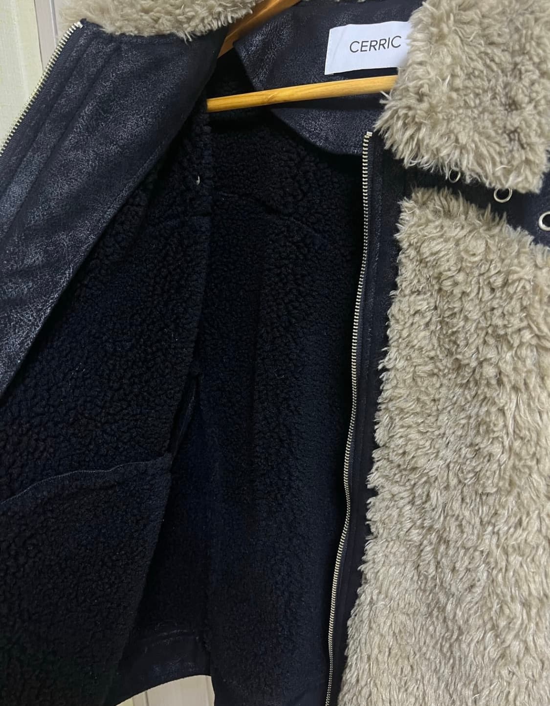 세릭 무스탕 시어링 퍼자켓 SHEARLING JACKET 상품이미지3