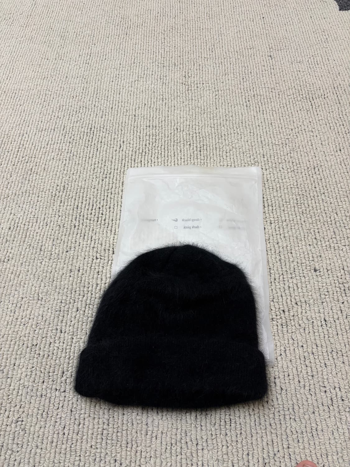 EPINGLER 에핑글러 앙고라 비니 블랙 상품이미지3