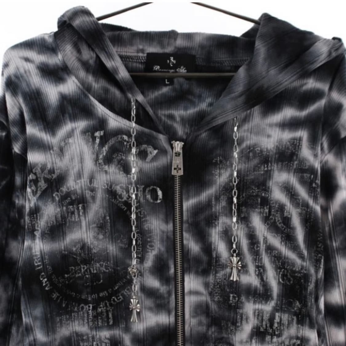 bernings sho 버닝쇼 락시크 빈티지 후드집업 상품이미지5