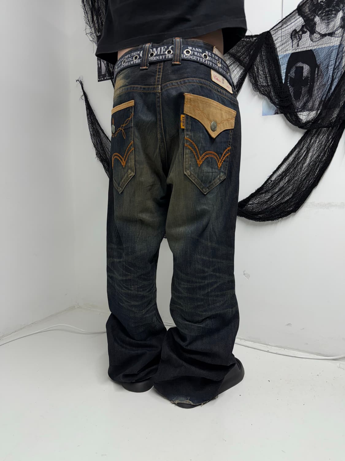 00s washing denim jeans 상품이미지3
