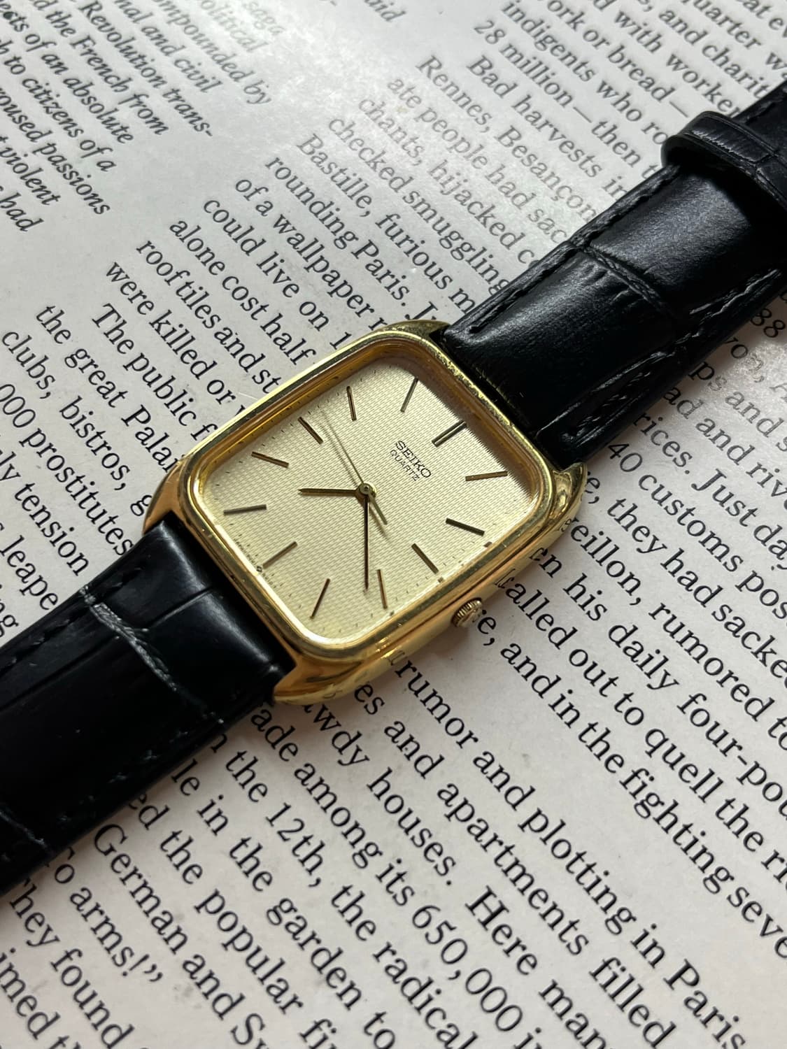 Vintage Seiko Quartz Chariot Tank Watch 상품이미지1