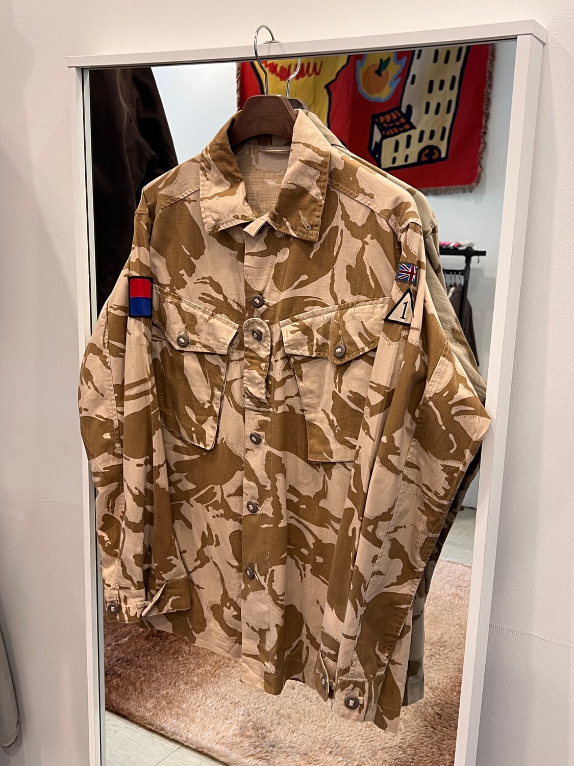 Military 밀리터리 영국군 데저트 카모플라쥬 컴뱃 자켓 상품이미지1