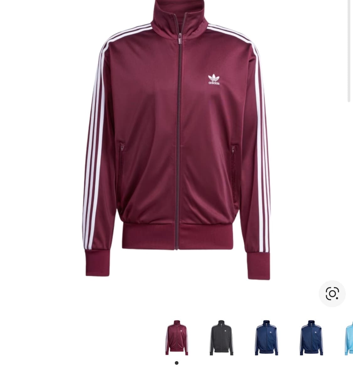 아디다스 파이어버드 져지 버건디 상품이미지1