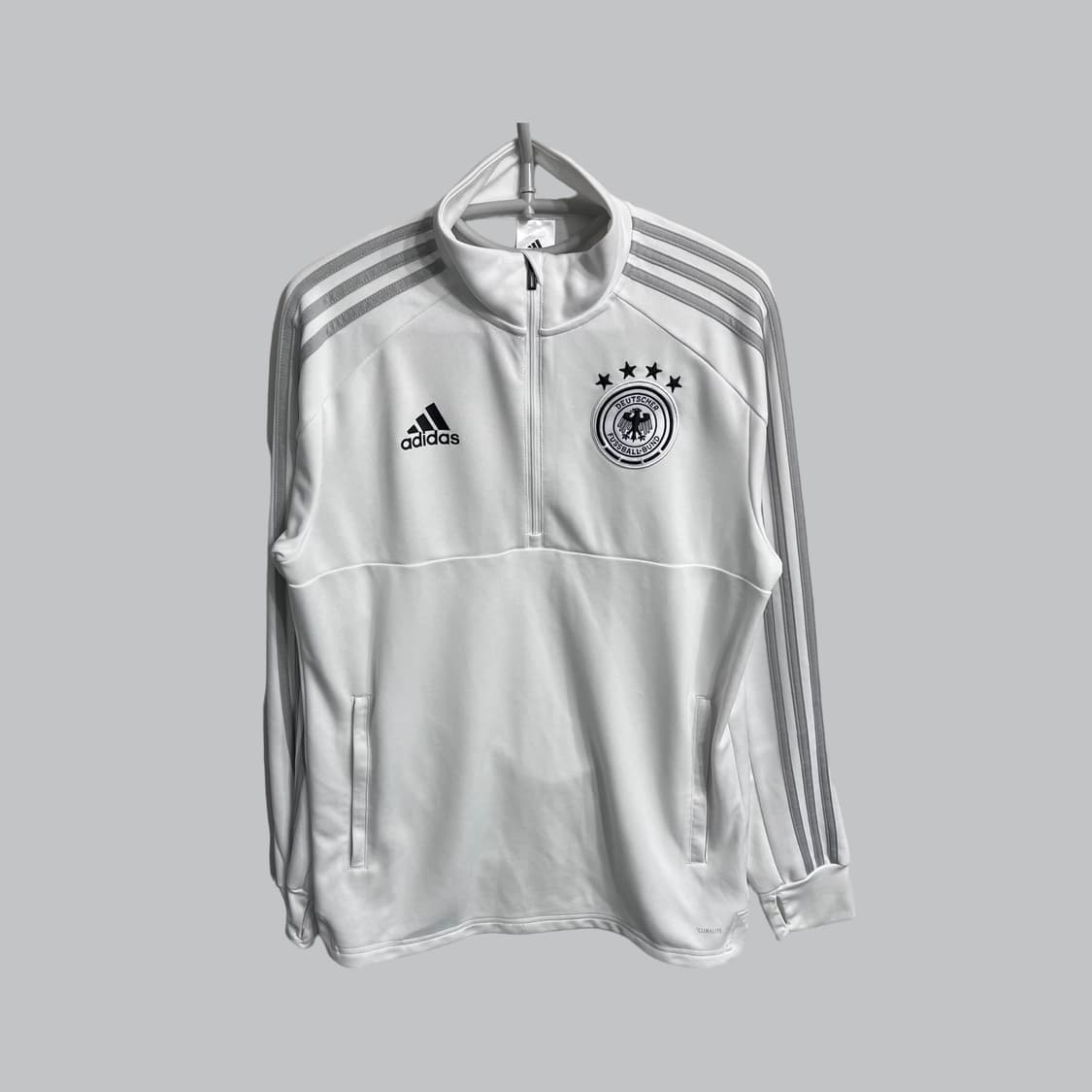 아디다스 화이트 독일 트랙탑 져지 슬리브 상품이미지4