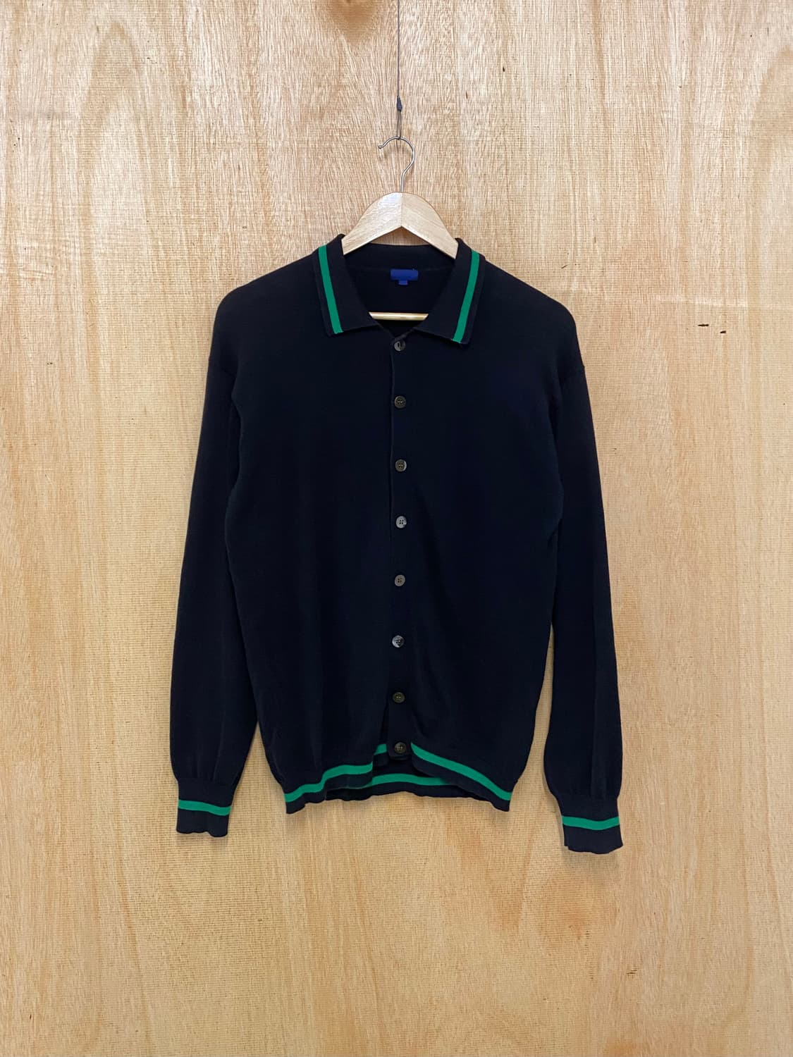 BEAMS collar knit cardigan 빔즈 카라 니트 가디건 상품이미지1