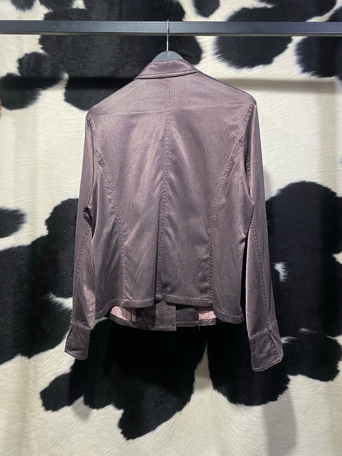 Frohlich 새틴 셔츠 자켓 상품이미지4