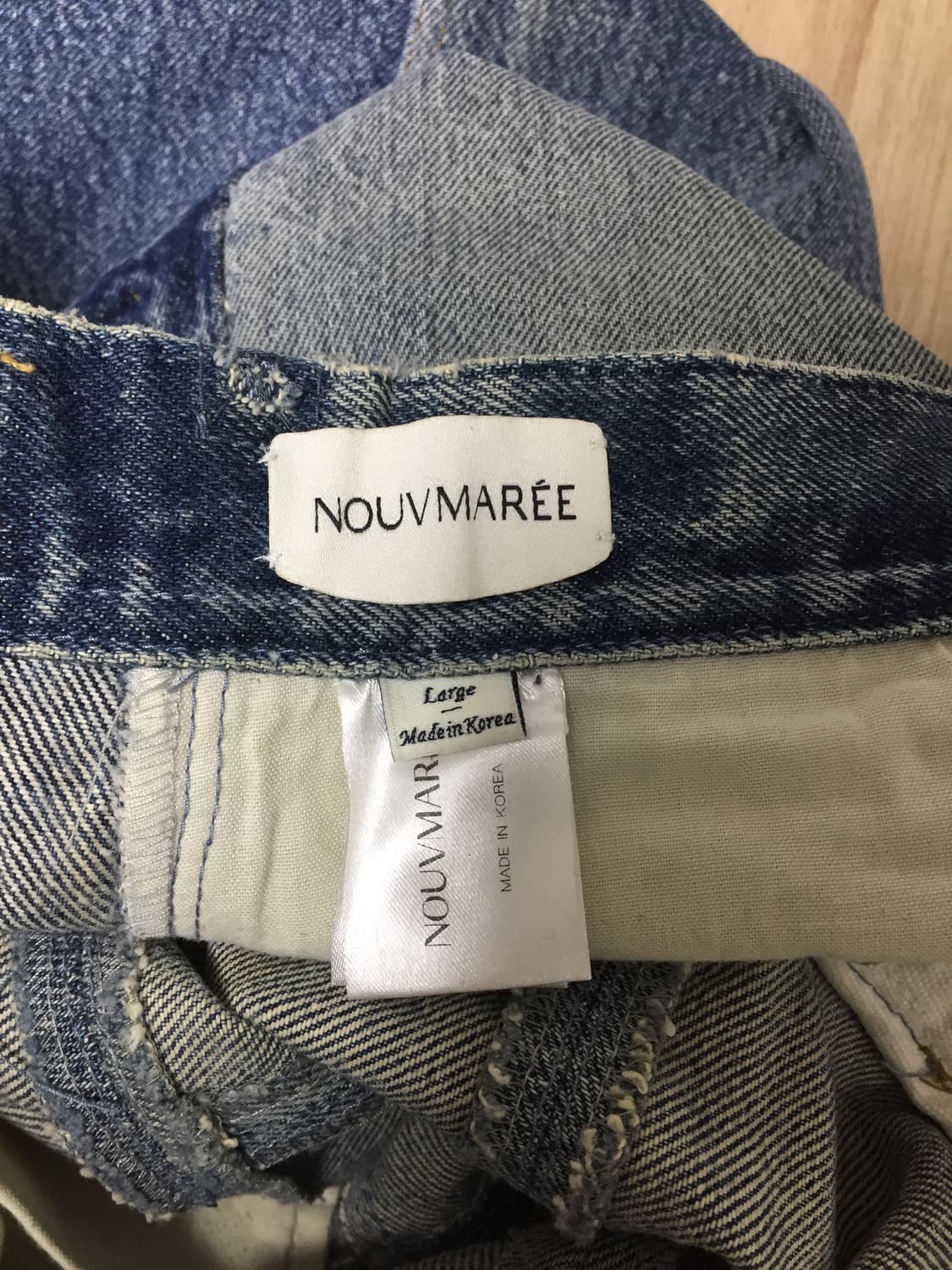 누마레 리바이스 패치워크 데님 상품이미지8