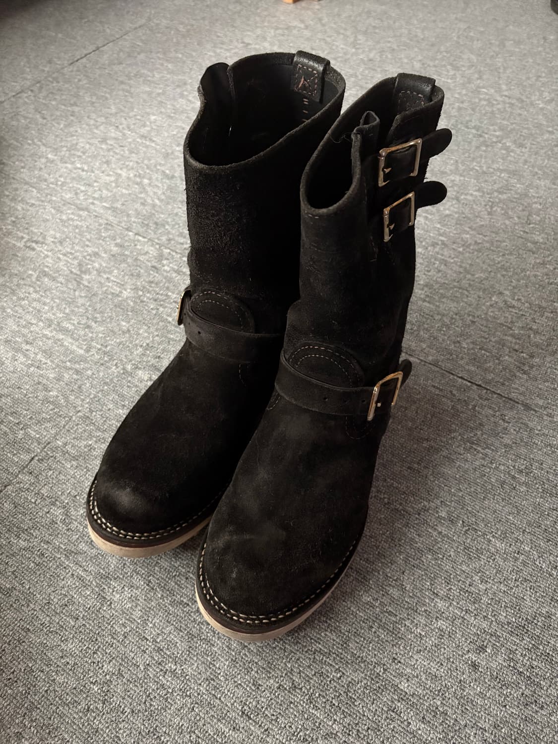 [265] 웨스코 보스 러프아웃블랙 엔지니어부츠 상품이미지1