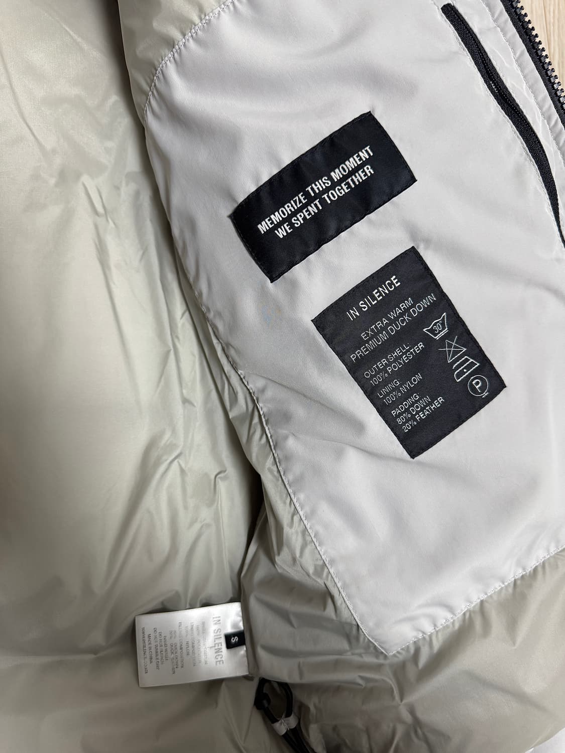 [S] 인사일런스 에센셜 다운 자켓 GREY 상품이미지3