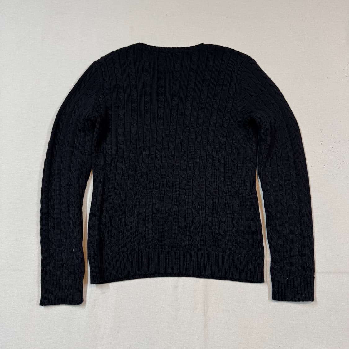 M) 폴로 랄프로렌 케이블 꽈배기 라운드넥 니트 상품이미지6
