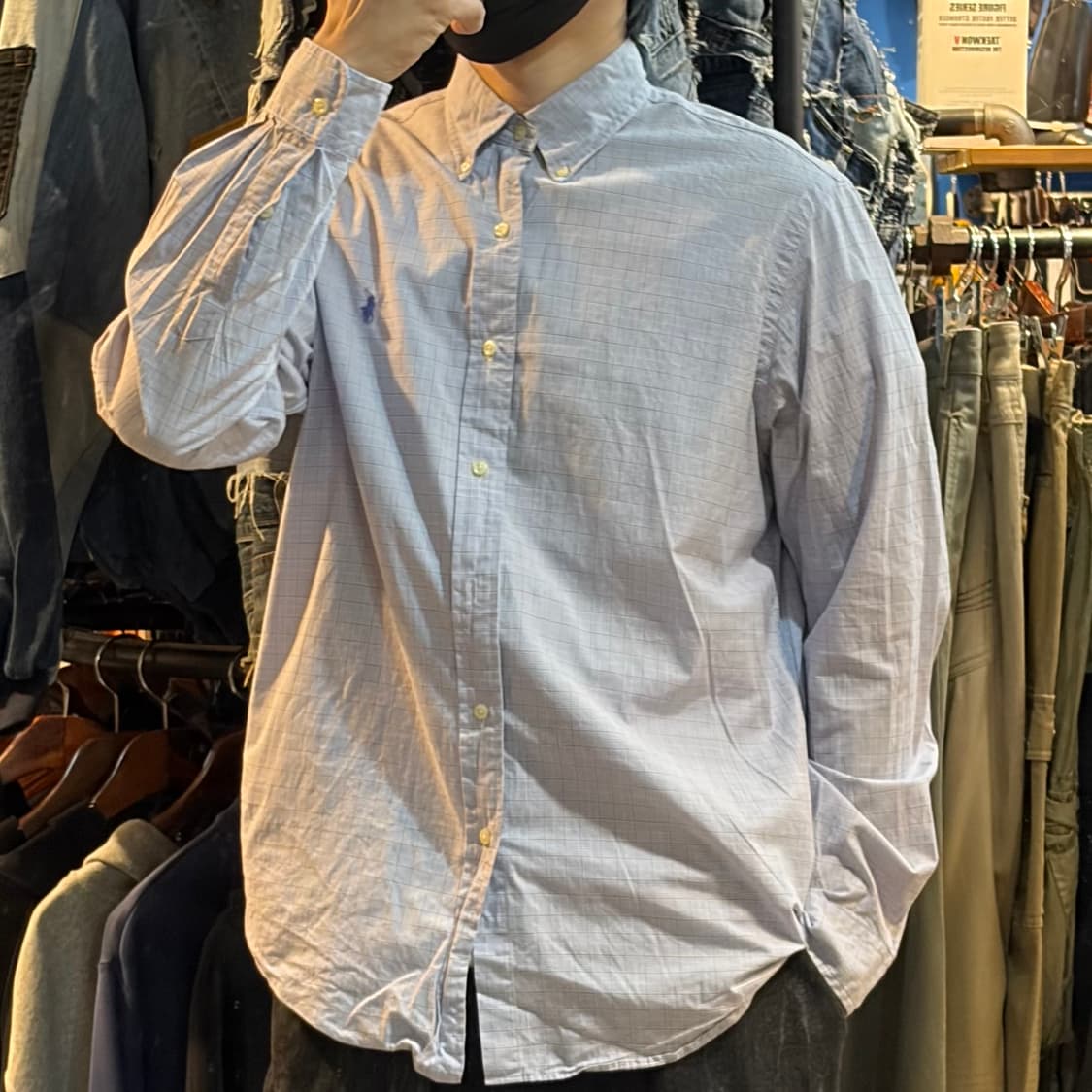 [No.9]Polo 폴로 체크 긴팔셔츠 상품이미지2