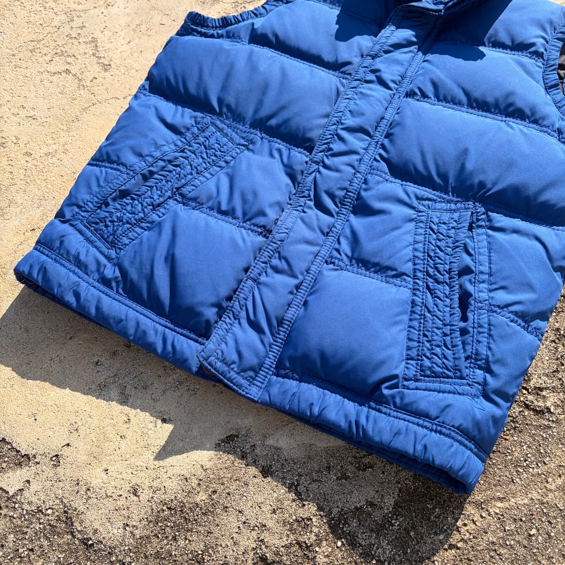 아베크롬비 빈티지 구스다운 베스트패딩 M 상품이미지3