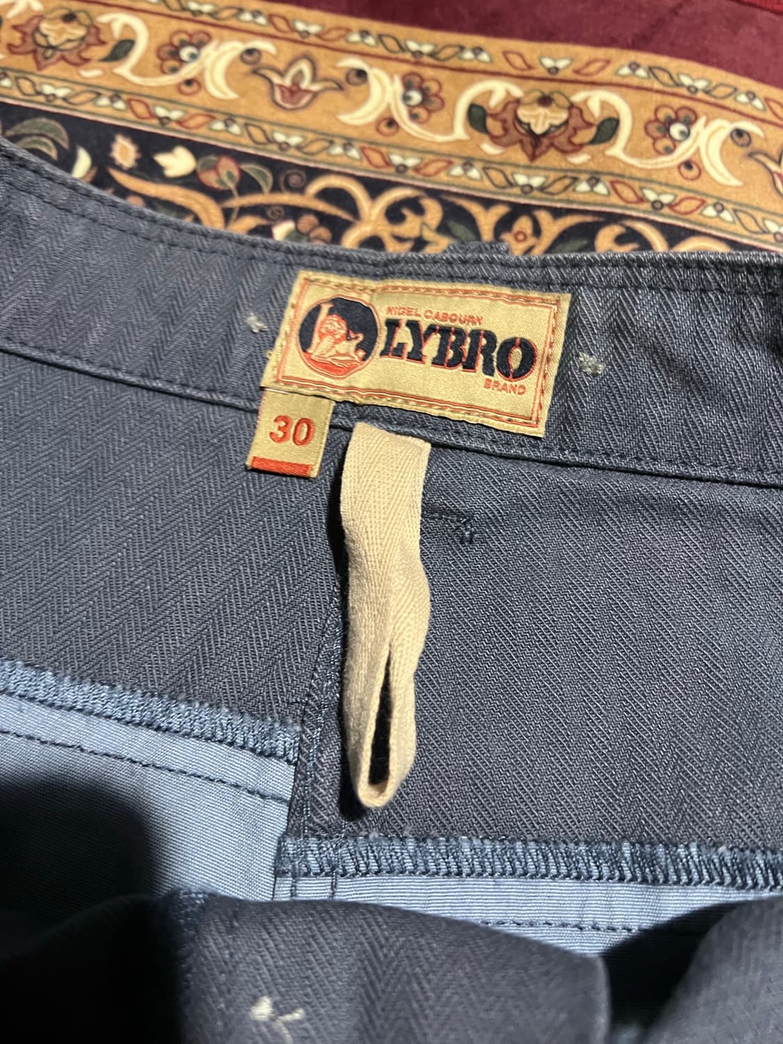 Nigel Cabourn LYBRO 패치워크 팬츠 30 상품이미지3