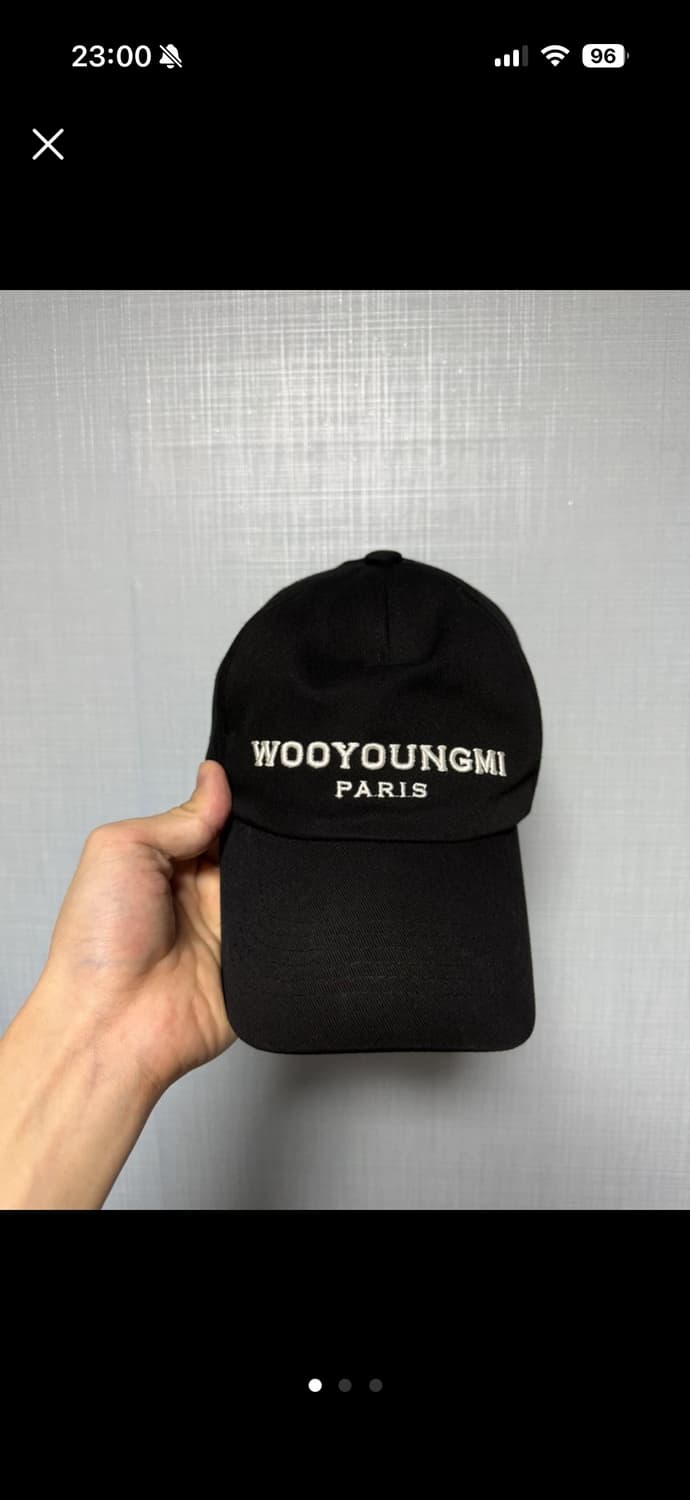 우영미 볼캡 블랙 상품이미지1