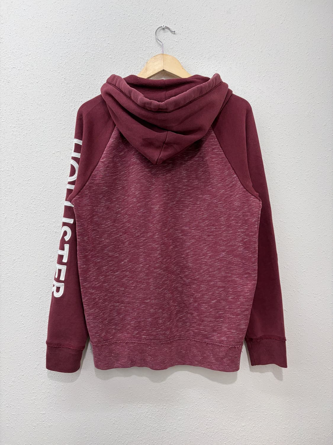 HOLLISTER 집업 후드티 버건디 상품이미지6