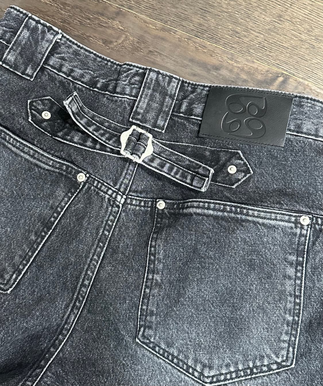 9999아카이브 커브드 데님 팬츠 상품이미지6