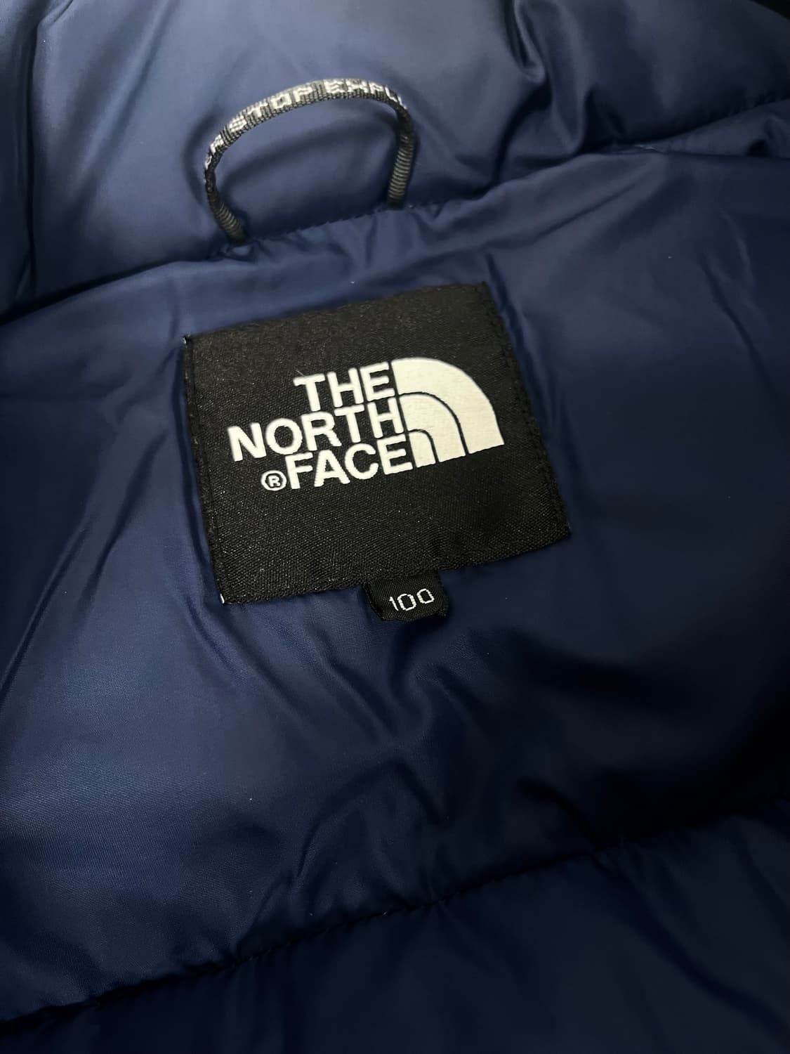 노스페이스 눕시 패딩 블루L 상품이미지4