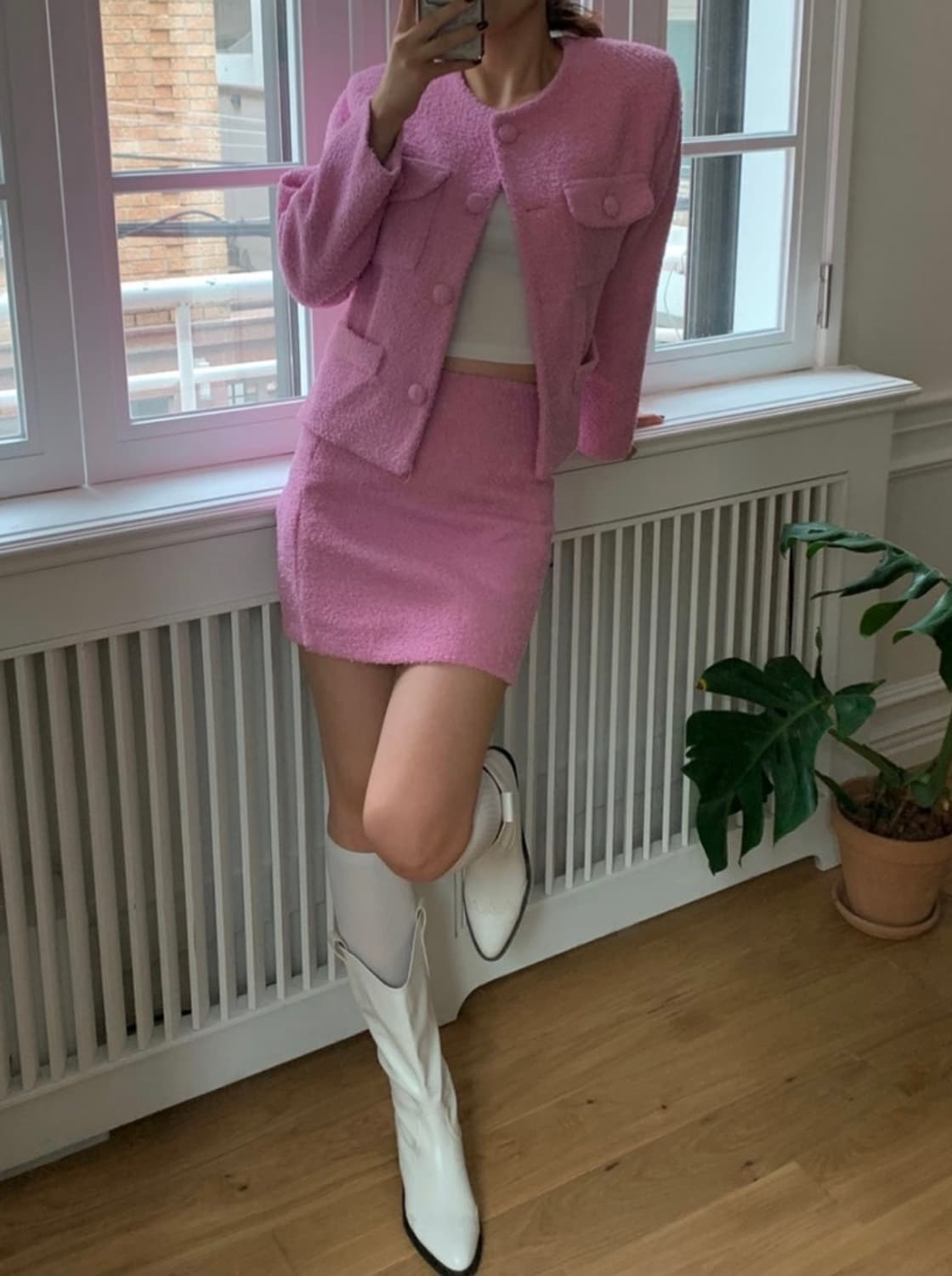 트위드 자켓 셋업 상품이미지4