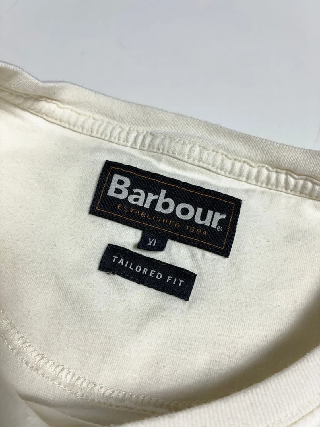 바버 Barbour 로고 등대 그래픽 코튼 반팔 티셔츠 R1997 상품이미지6