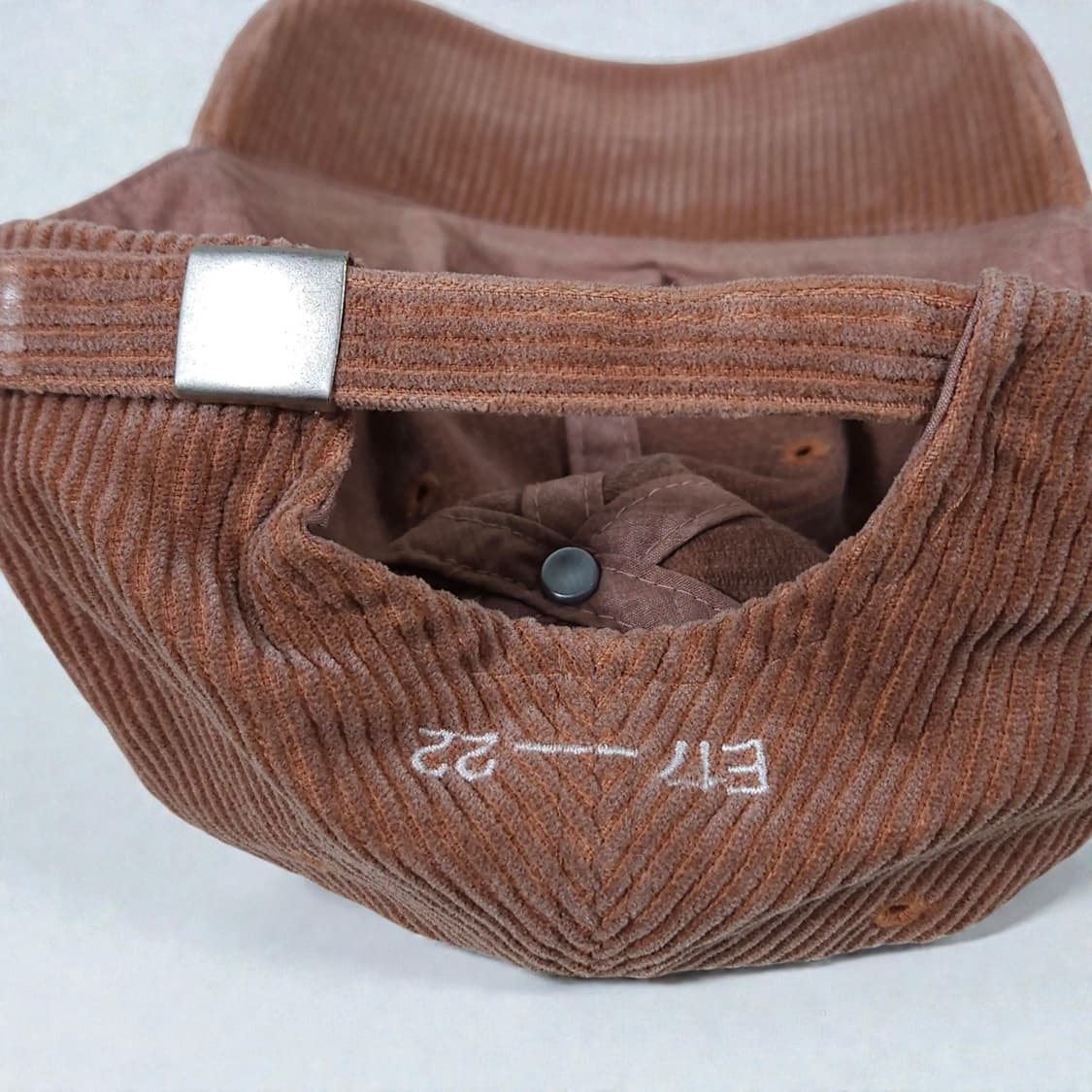 EMIS 코듀로이 볼캡 브라운 프리사이즈 상품이미지4