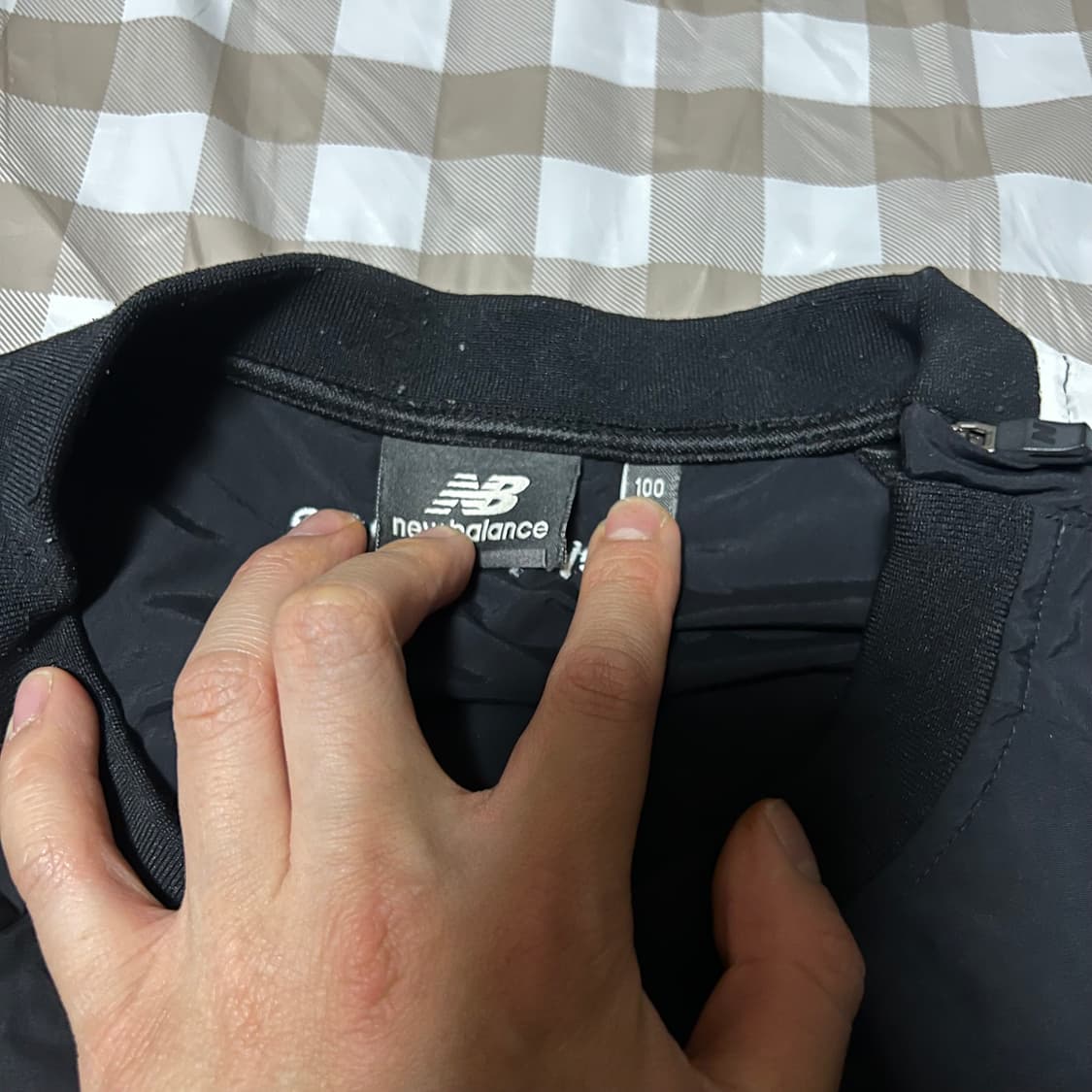 뉴발란스 긴팔 웜업 100 풀오버 바람막이 트레이닝복 상품이미지2