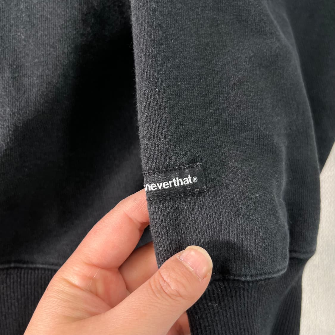 105 디스이즈네버댓 빅로고 맨투맨 상품이미지4