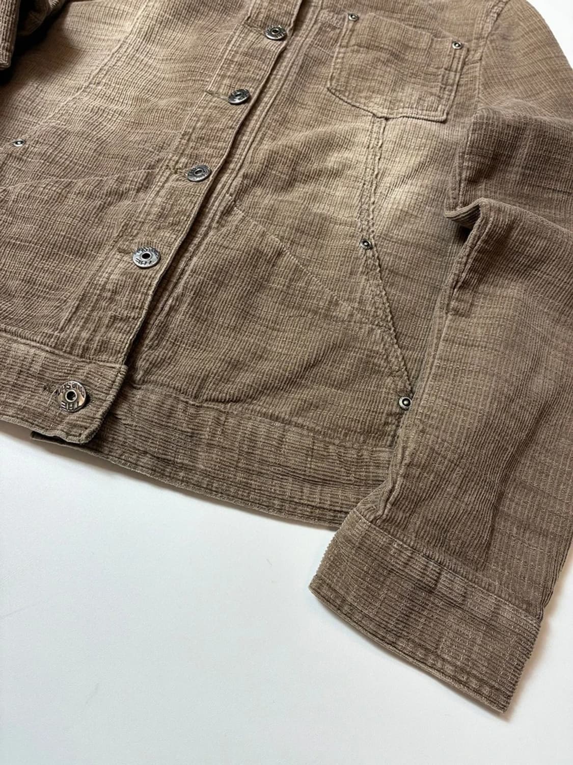 더블루스킨 코듀로이 페이딩 후디 자켓 PN8884 상품이미지3