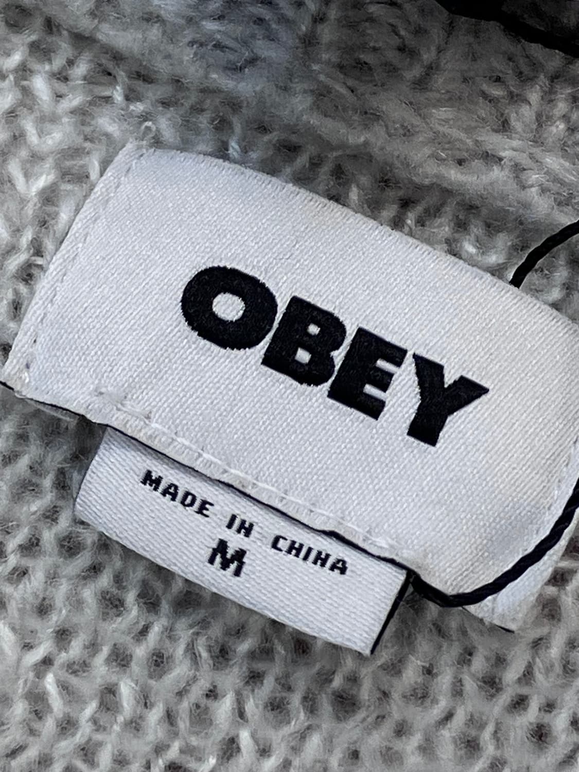 오베이 패턴 가디건 그레이 M #csz3178 상품이미지4