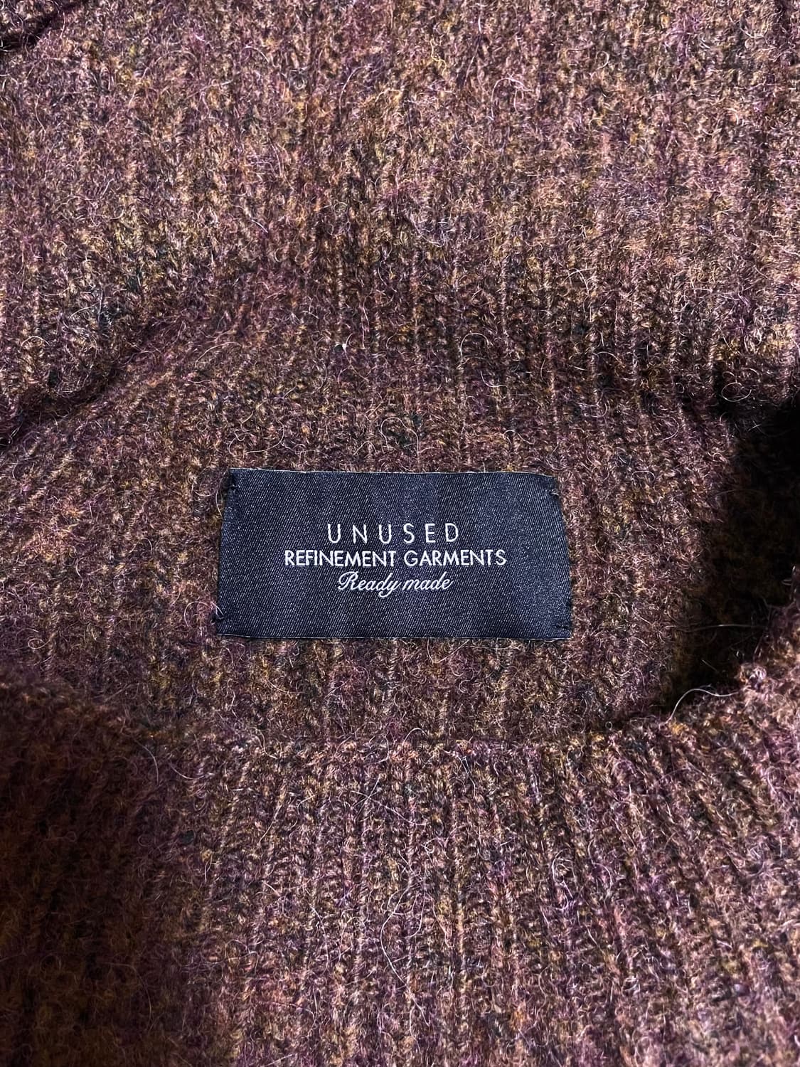 언유즈드 알파카 니트후디 상품이미지3