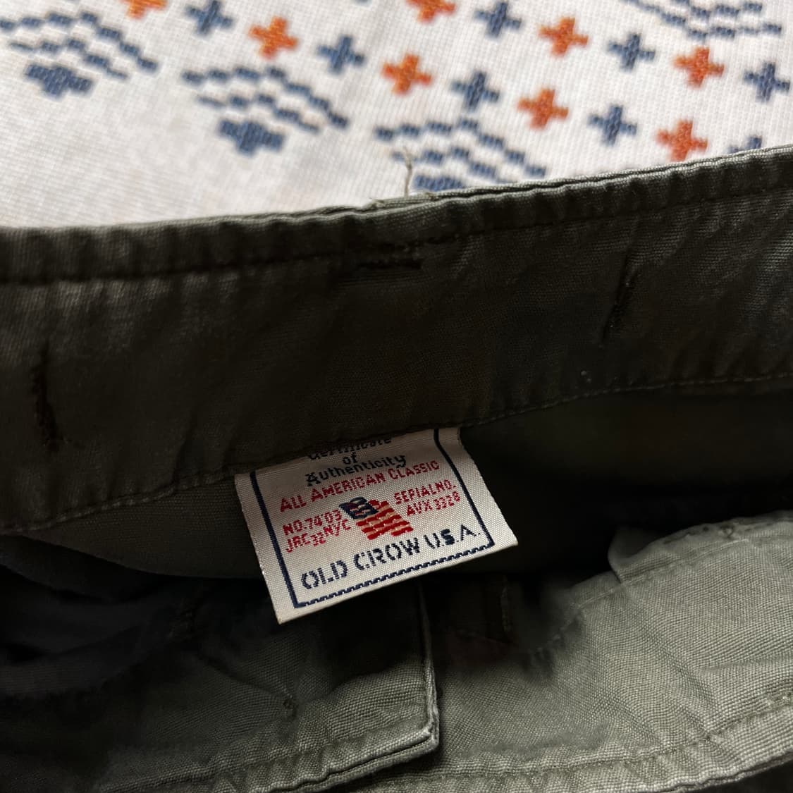올드 크로우 (OLD CROW USA) 빈티지 카고팬츠(실측확인) 상품이미지5