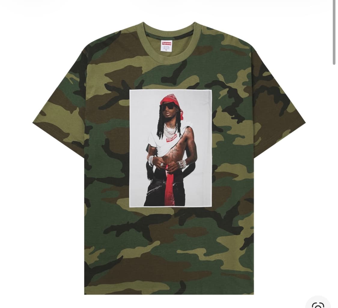 [S] 슈프림 플레이보이카티 포토 티 카모 상품이미지1