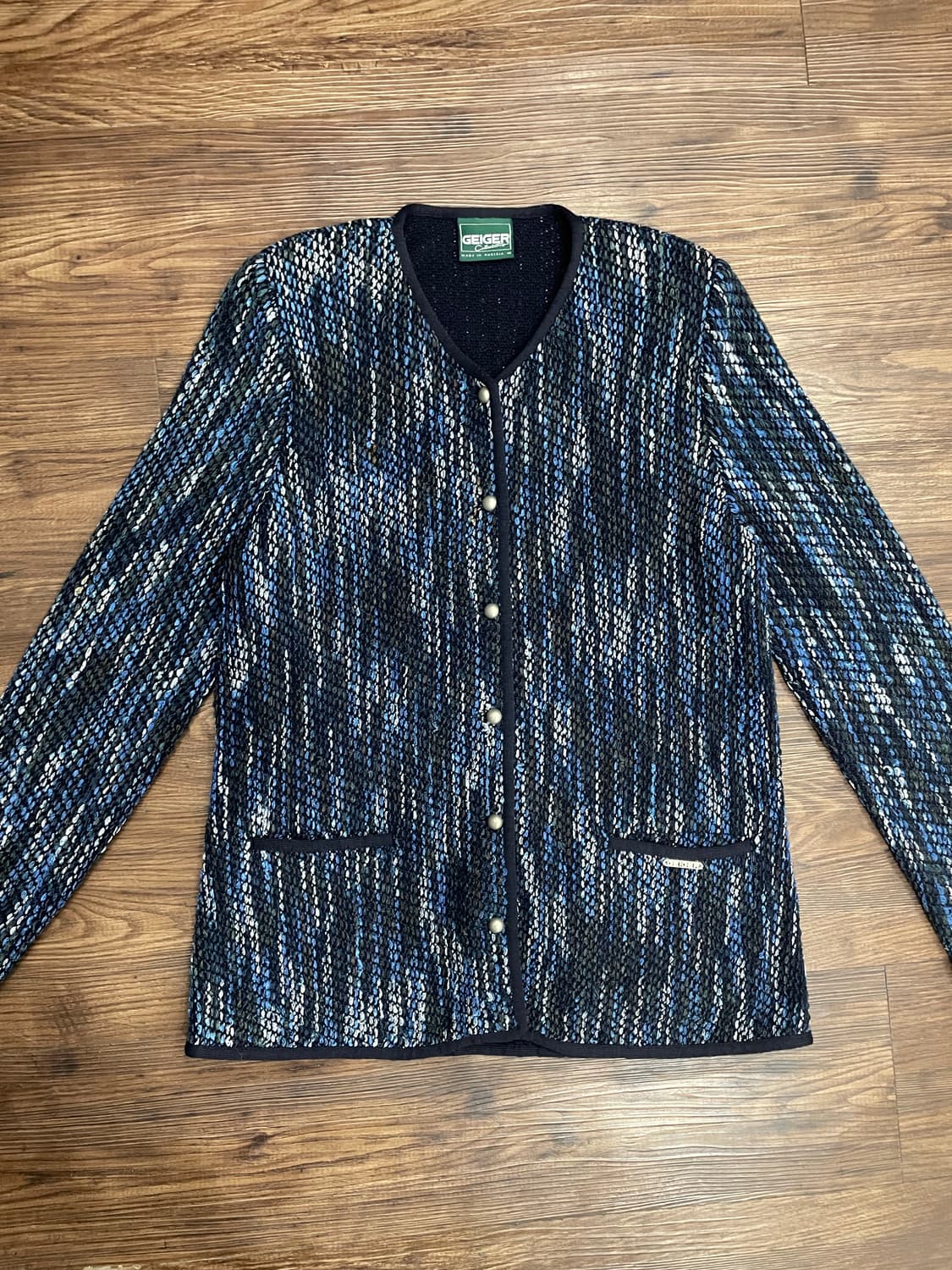 가이거 GEIGER 패턴 가디건 42 상품이미지1