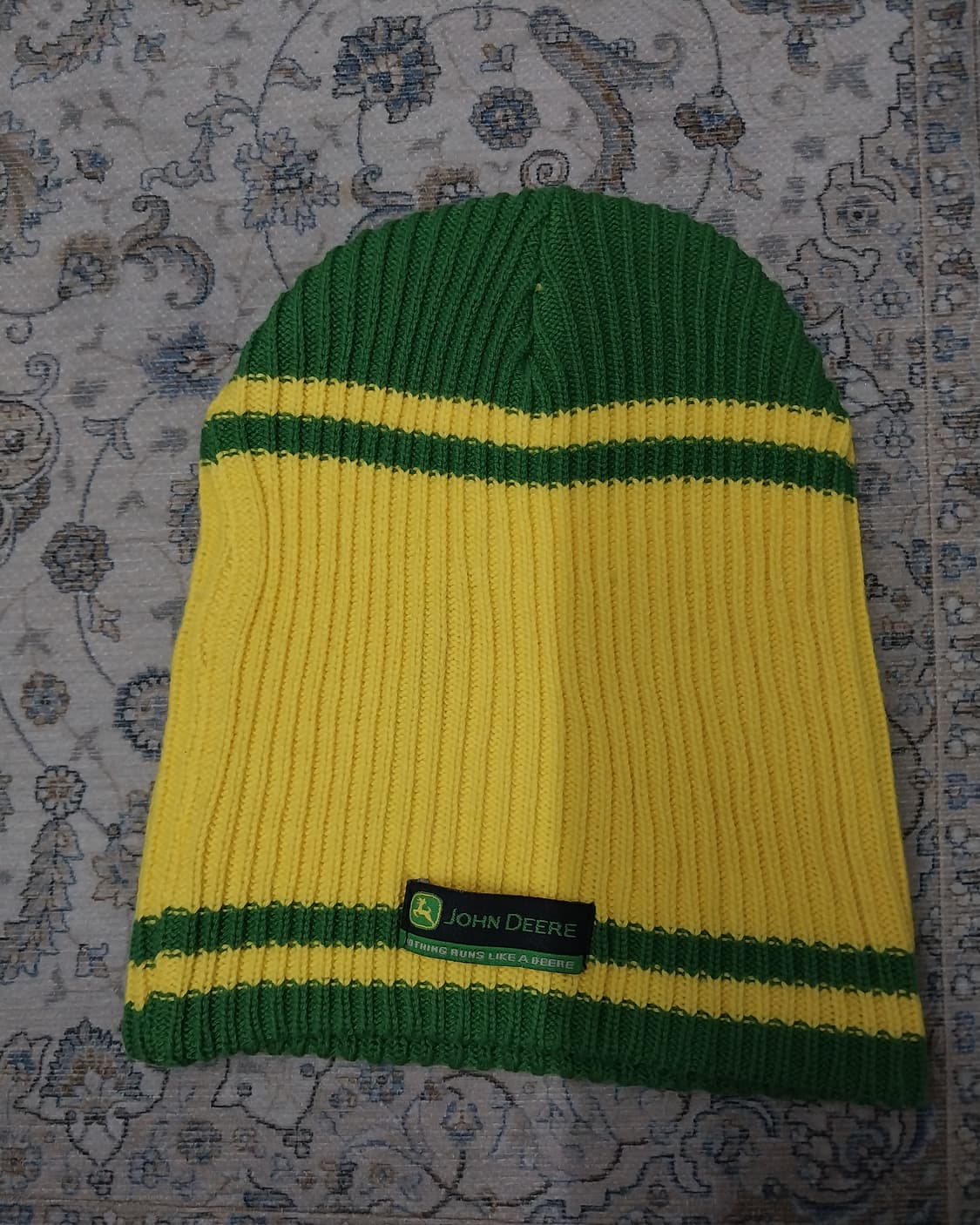 올드스쿨 존디어 비니 모자 옐로우/그린 상품이미지2